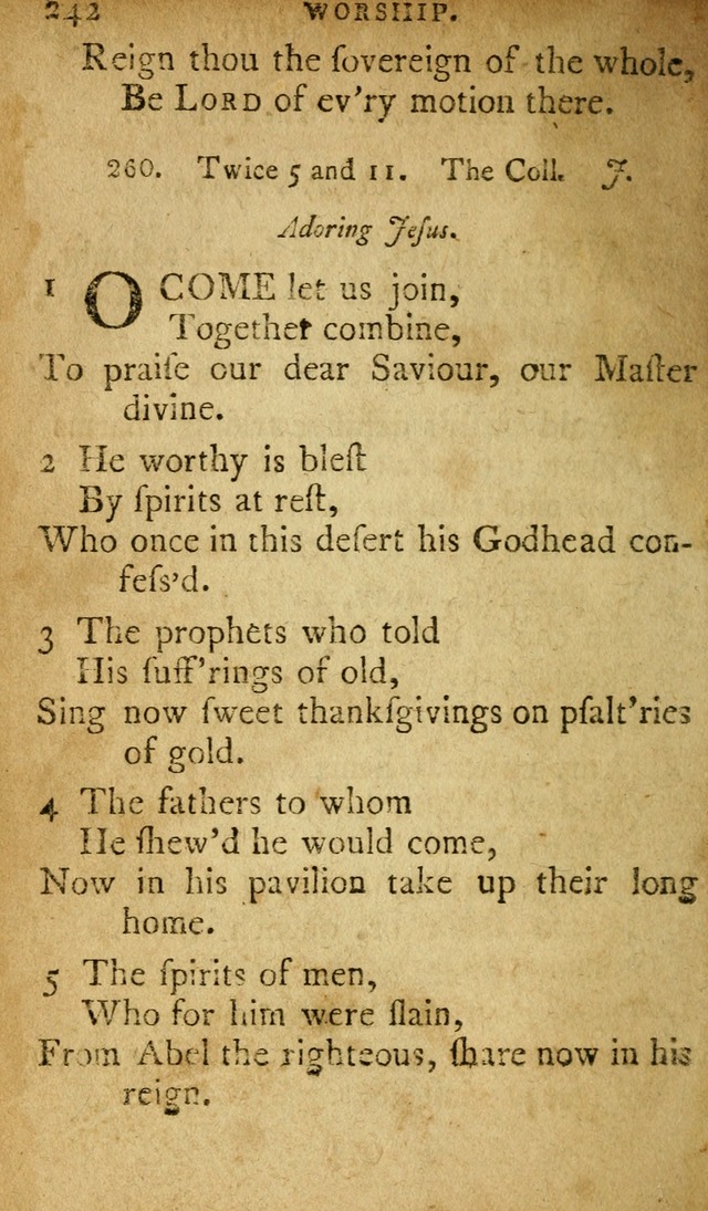 A Selection of Psalms and Hymns: done under appointment of the Philadelphian Association (2nd ed) page 258