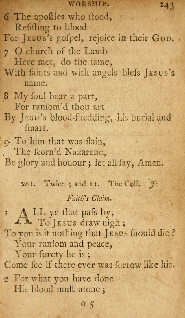 A Selection of Psalms and Hymns: done under appointment of the Philadelphian Association (2nd ed) page 259