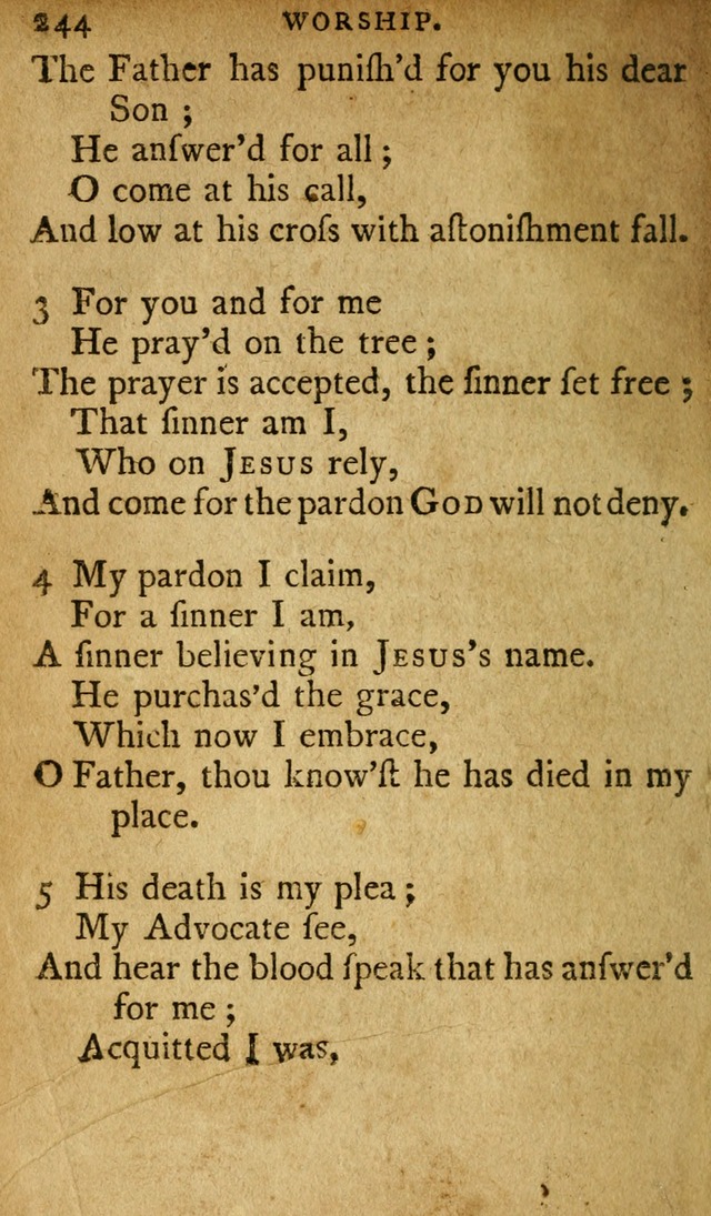 A Selection of Psalms and Hymns: done under appointment of the Philadelphian Association (2nd ed) page 260