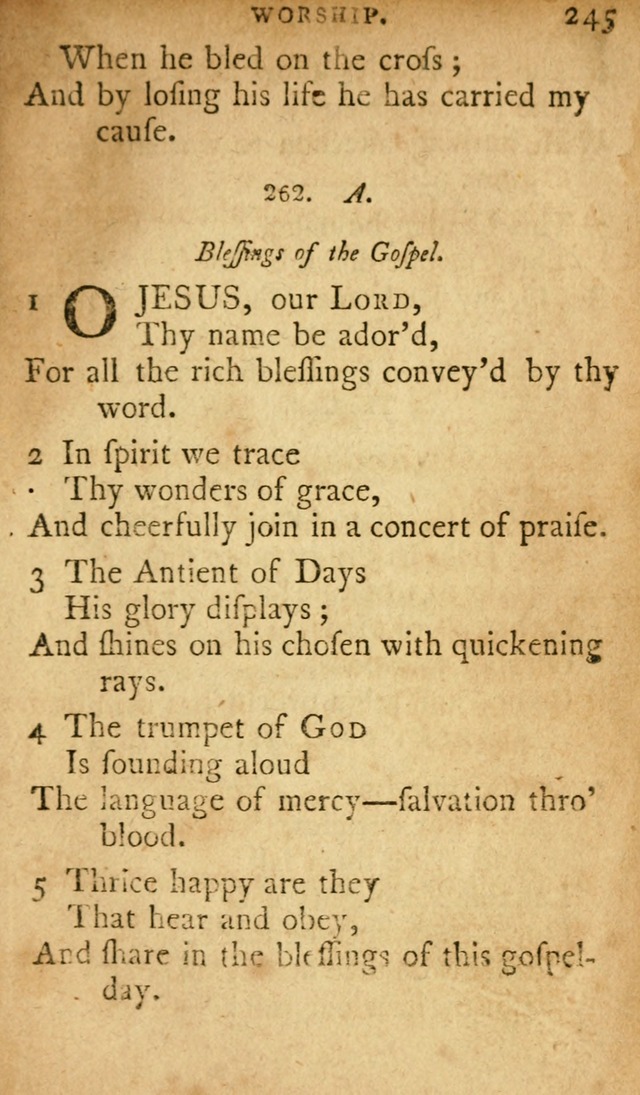 A Selection of Psalms and Hymns: done under appointment of the Philadelphian Association (2nd ed) page 261