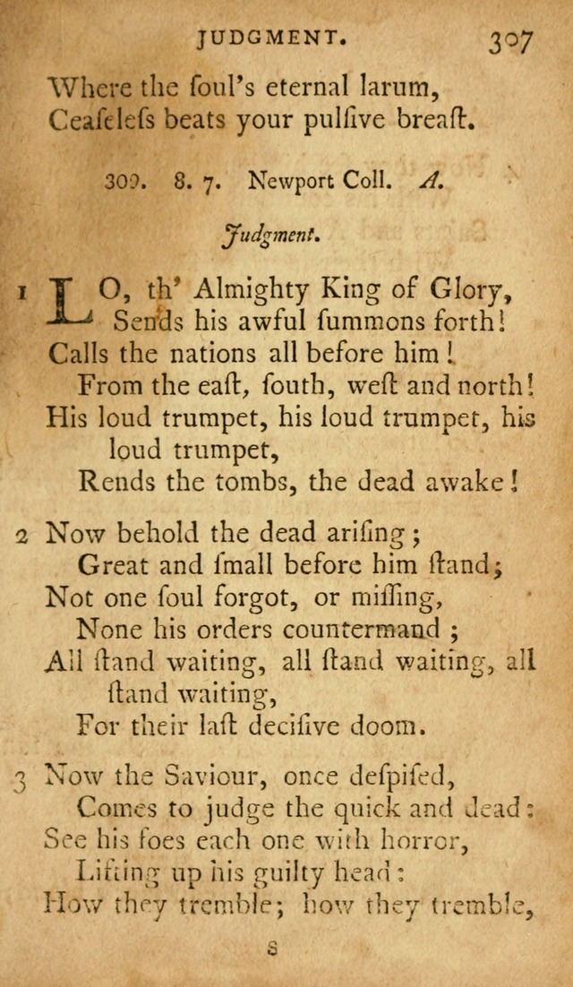 A Selection of Psalms and Hymns: done under appointment of the Philadelphian Association (2nd ed) page 323