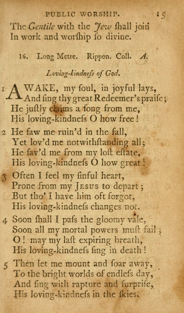 A Selection of Psalms and Hymns: done under appointment of the Philadelphian Association (2nd ed) page 35