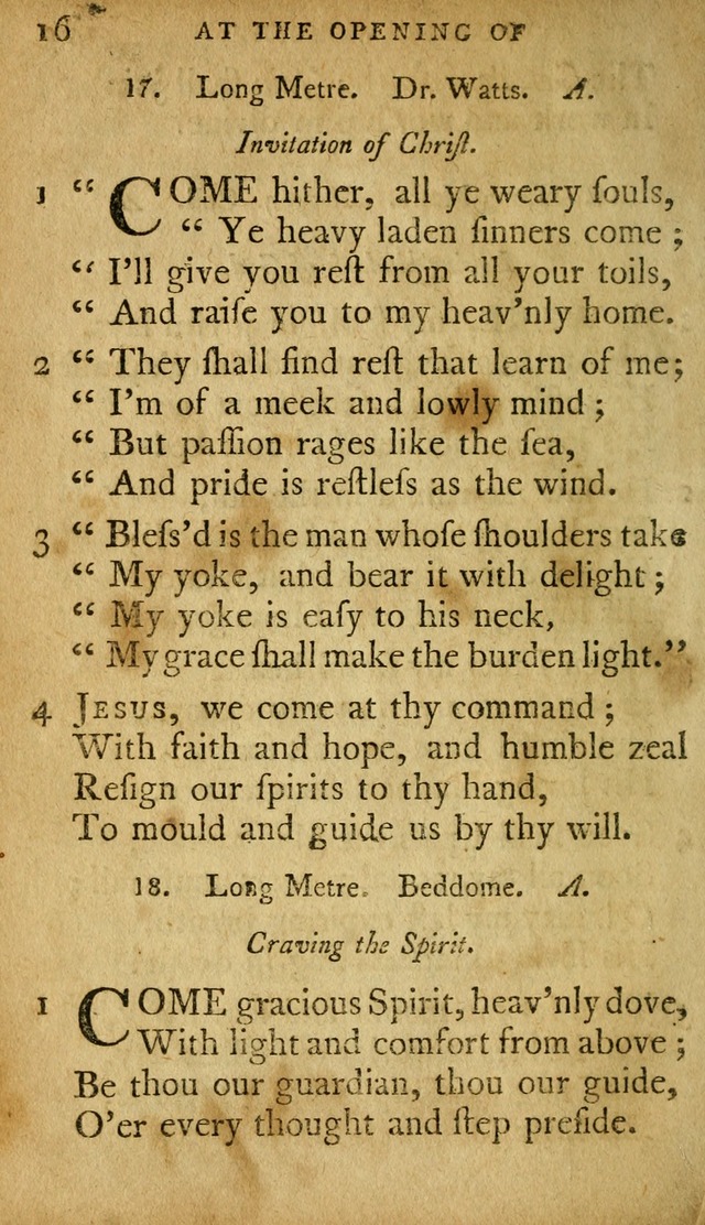 A Selection of Psalms and Hymns: done under appointment of the Philadelphian Association (2nd ed) page 36