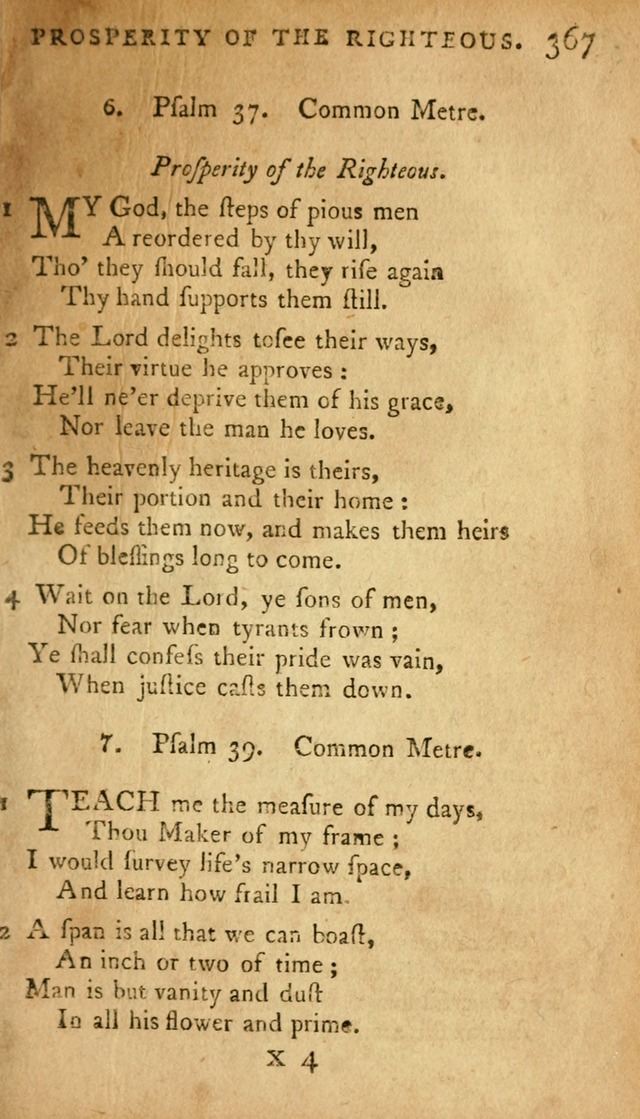 A Selection of Psalms and Hymns: done under appointment of the Philadelphian Association (2nd ed) page 383