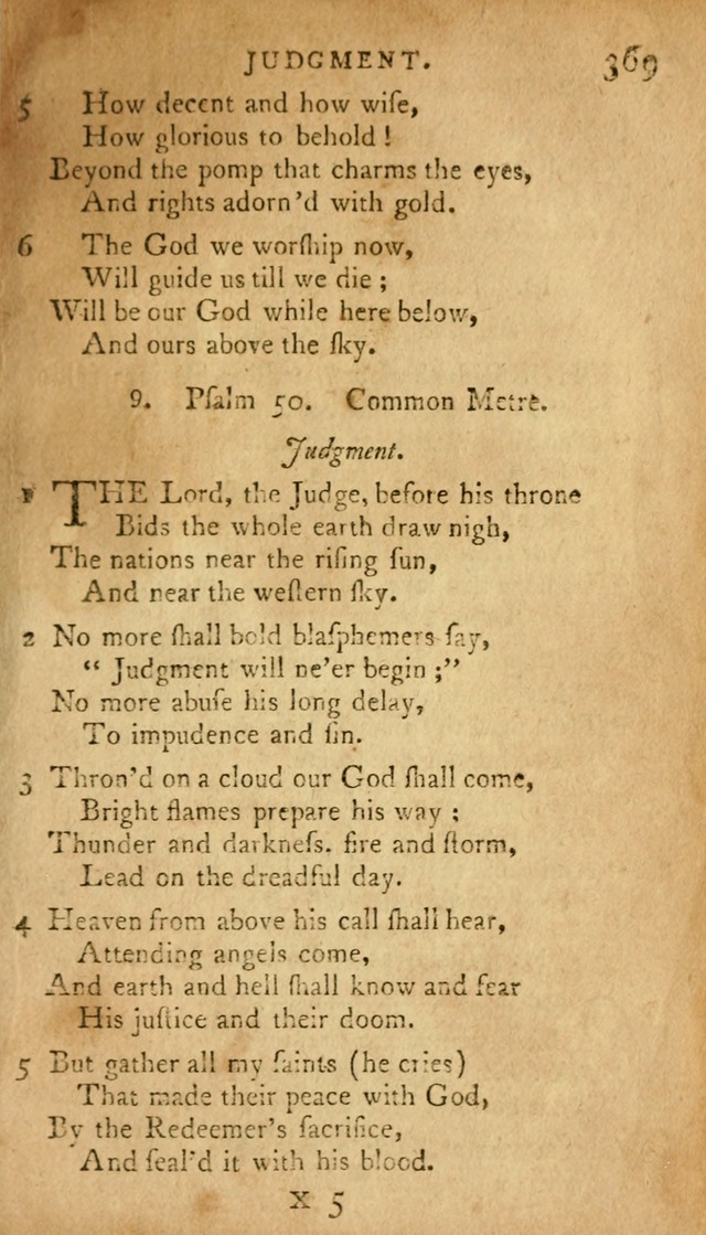 A Selection of Psalms and Hymns: done under appointment of the Philadelphian Association (2nd ed) page 385