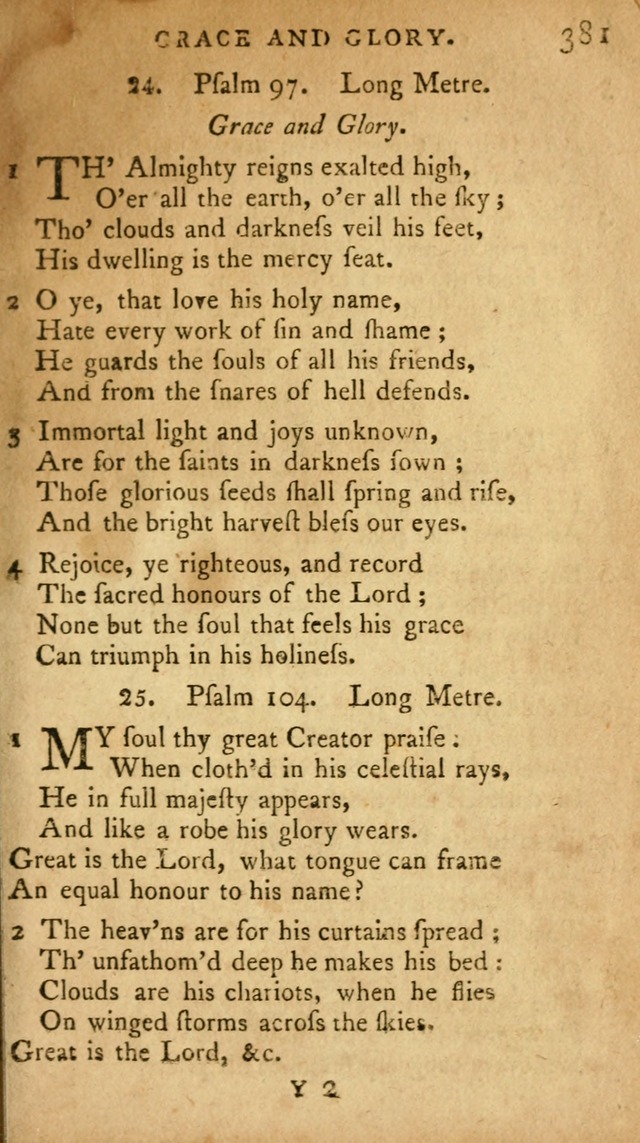 A Selection of Psalms and Hymns: done under appointment of the Philadelphian Association (2nd ed) page 397