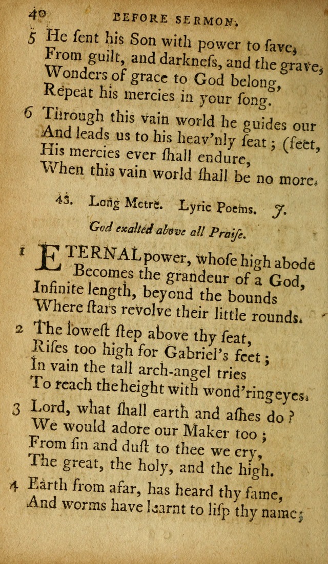 A Selection of Psalms and Hymns: done under appointment of the Philadelphian Association (2nd ed) page 62