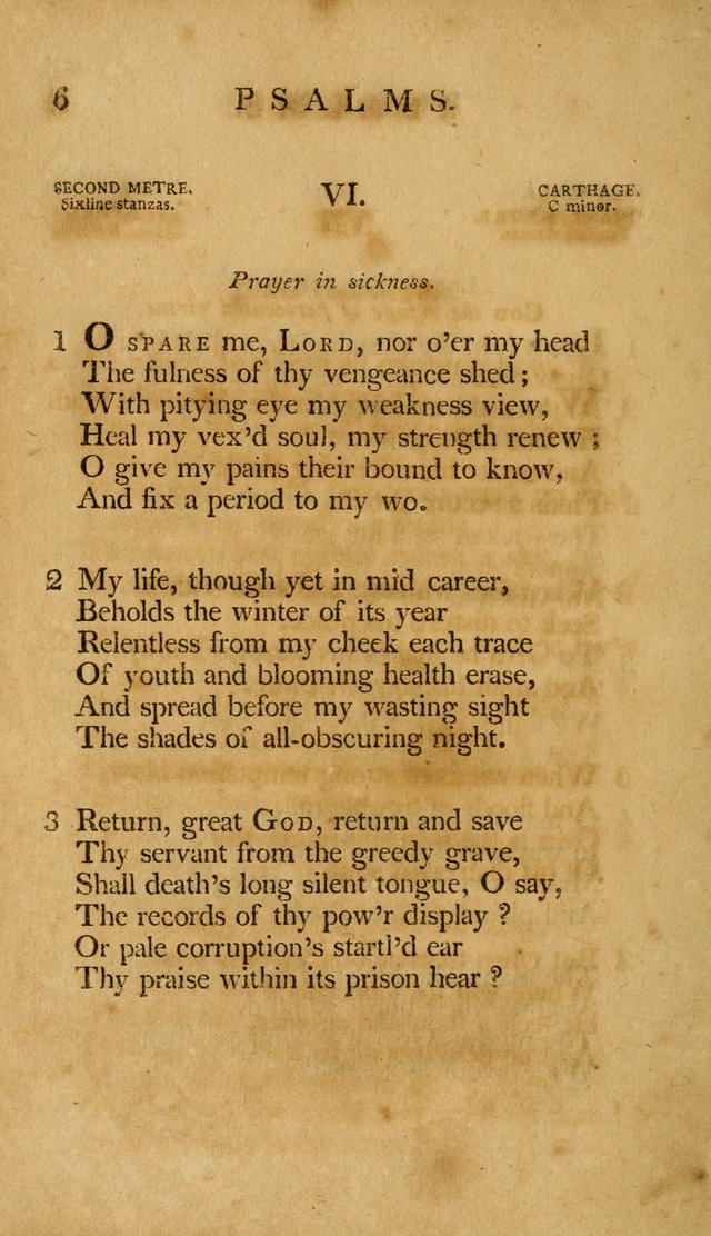 A Selection of Psalms and Hymns, Embracing all the Varieties of Subjects page 10