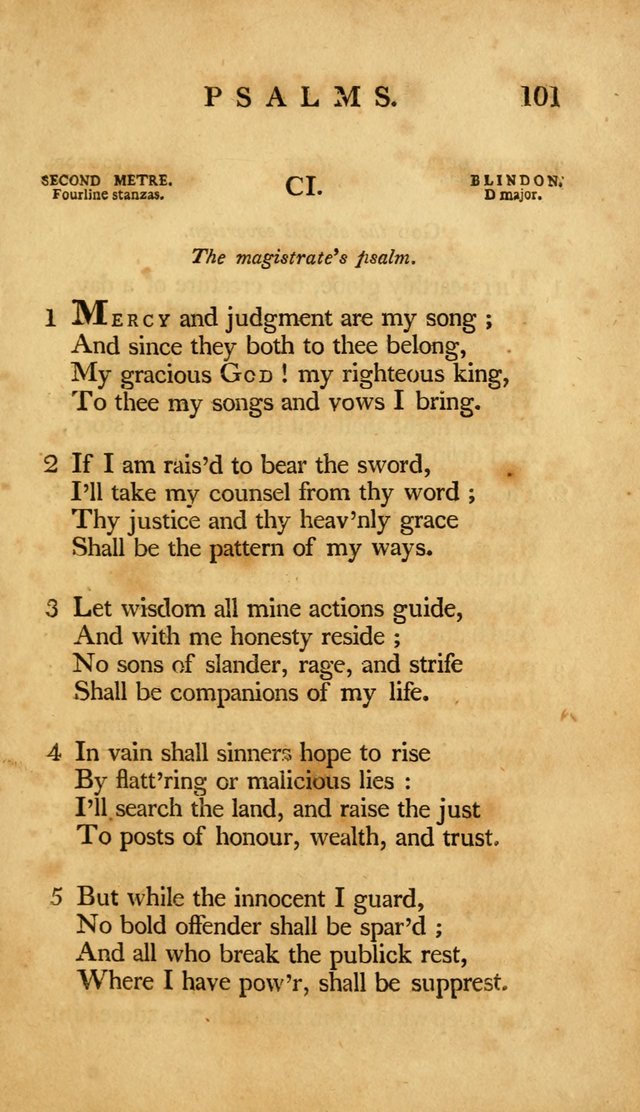 A Selection of Psalms and Hymns, Embracing all the Varieties of Subjects page 103