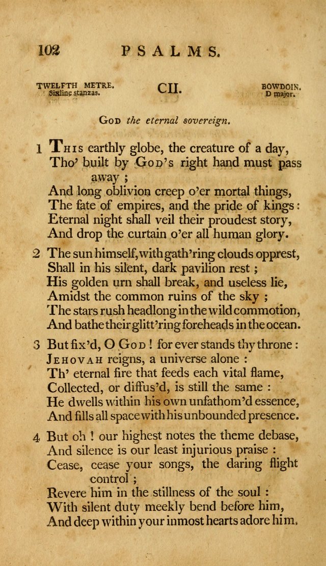 A Selection of Psalms and Hymns, Embracing all the Varieties of Subjects page 104