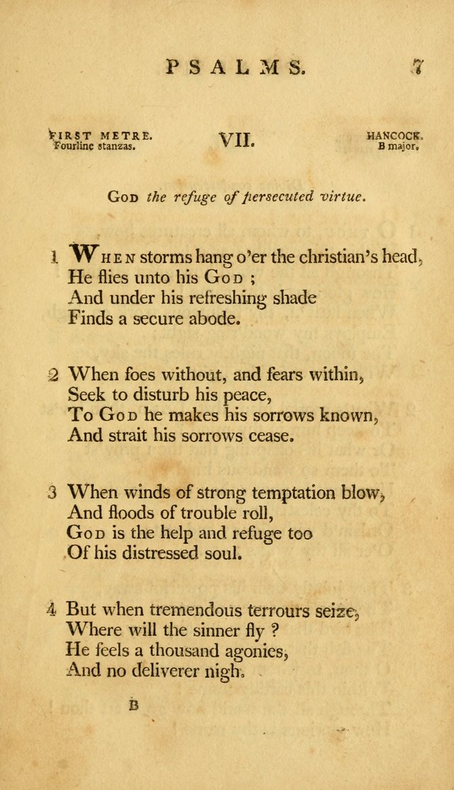 A Selection of Psalms and Hymns, Embracing all the Varieties of Subjects page 11