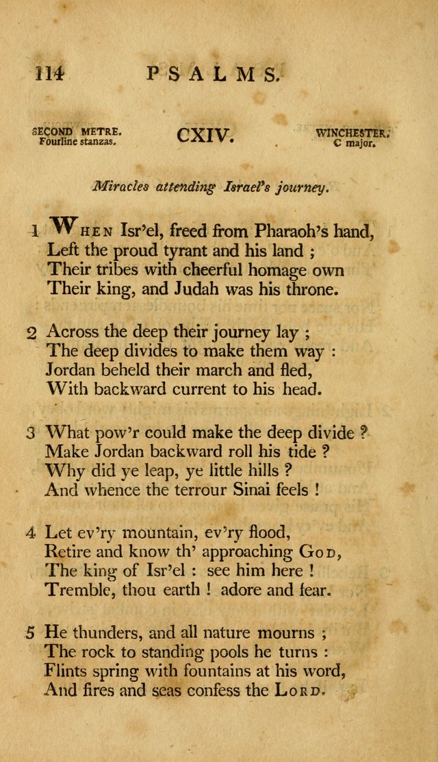 A Selection of Psalms and Hymns, Embracing all the Varieties of Subjects page 116