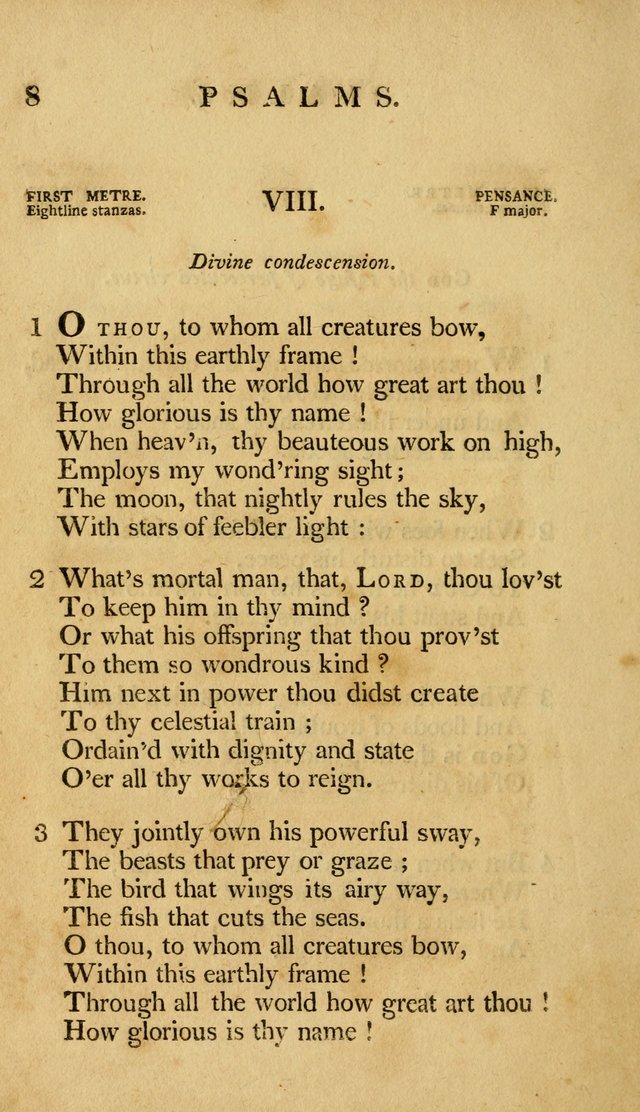 A Selection of Psalms and Hymns, Embracing all the Varieties of Subjects page 12