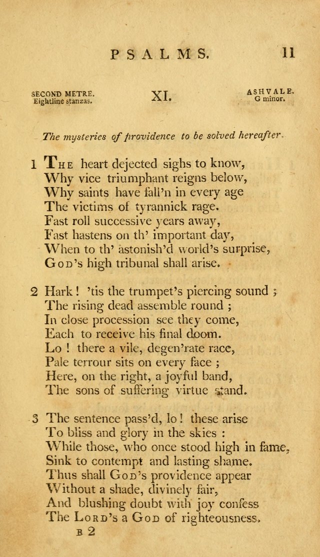 A Selection of Psalms and Hymns, Embracing all the Varieties of Subjects page 15