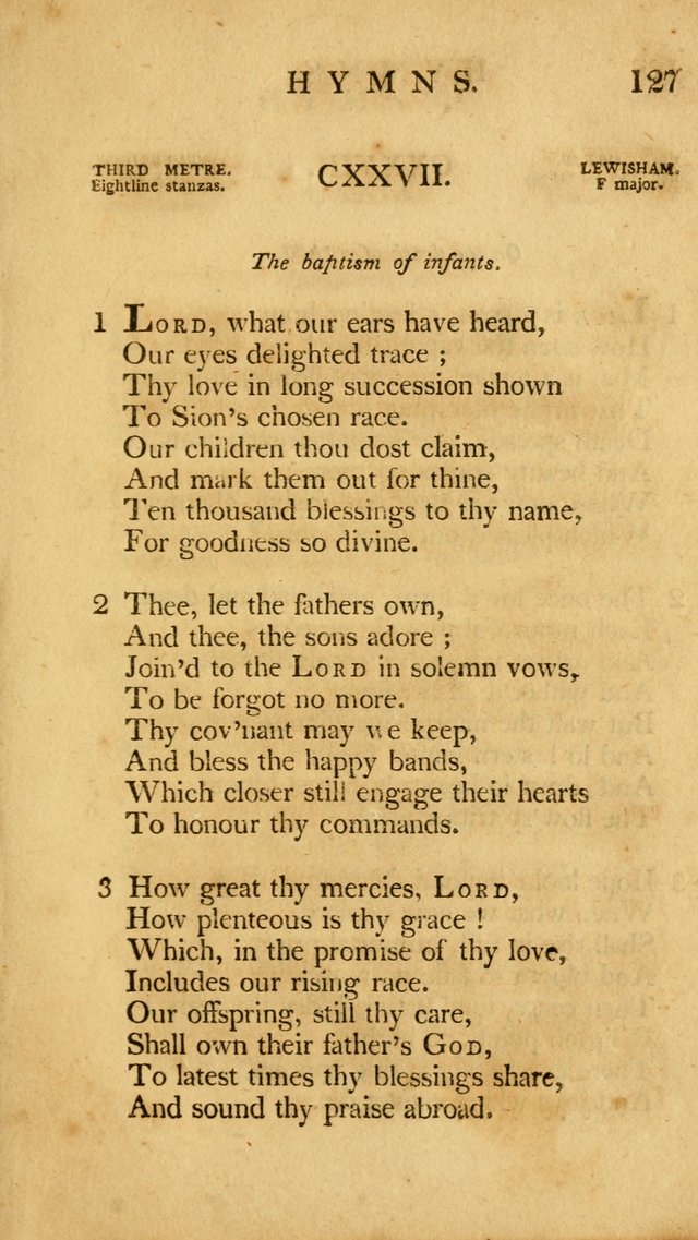 A Selection of Psalms and Hymns, Embracing all the Varieties of Subjects page 281