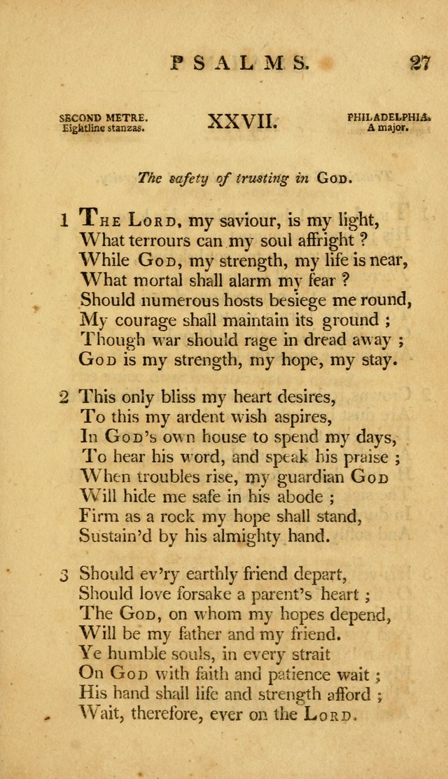 A Selection of Psalms and Hymns, Embracing all the Varieties of Subjects page 31