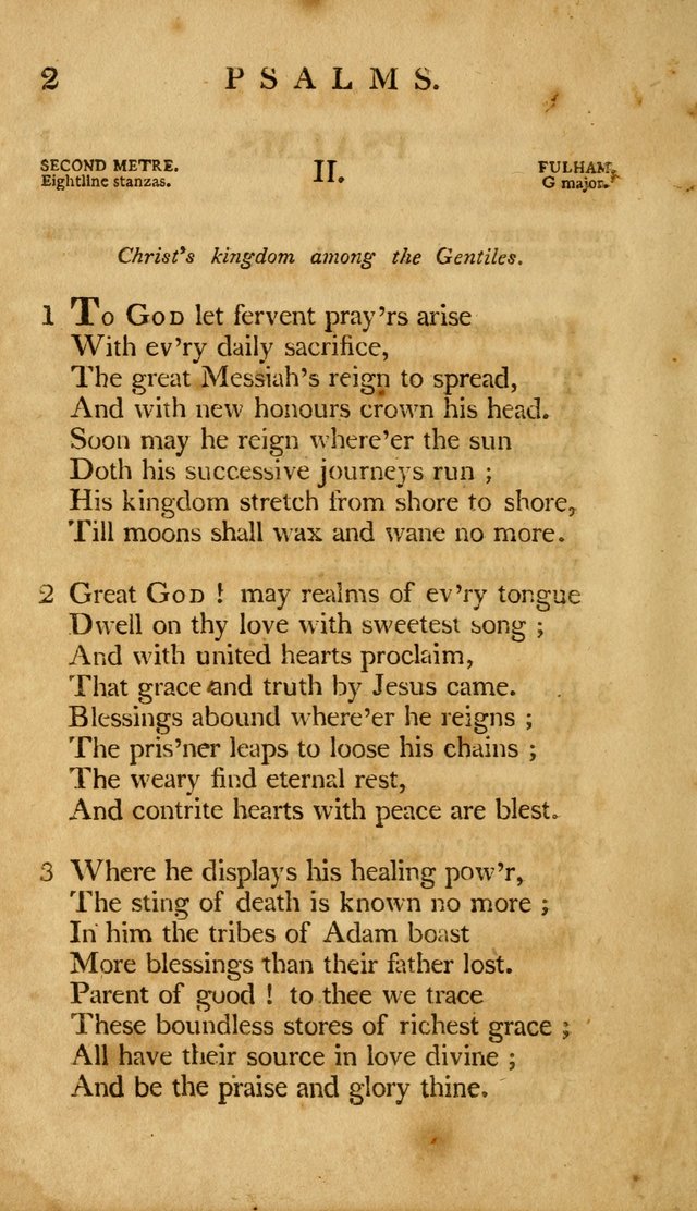 A Selection of Psalms and Hymns, Embracing all the Varieties of Subjects page 6