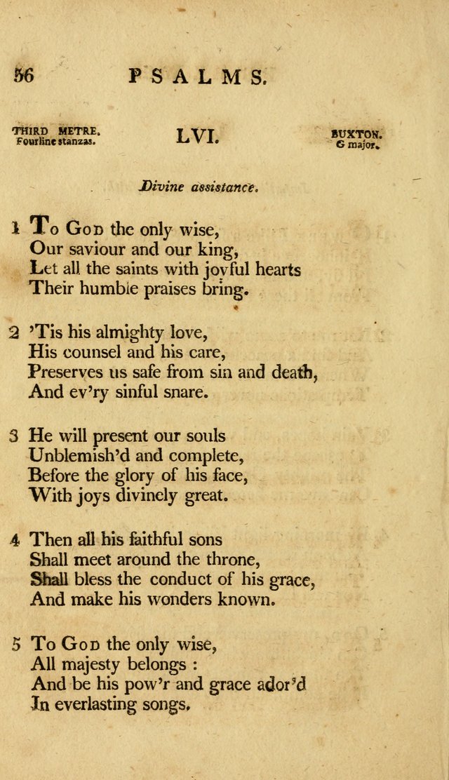 A Selection of Psalms and Hymns, Embracing all the Varieties of Subjects page 60