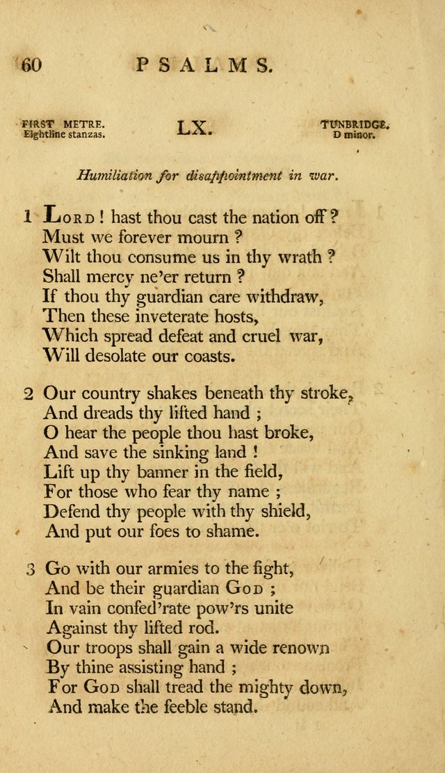 A Selection of Psalms and Hymns, Embracing all the Varieties of Subjects page 64