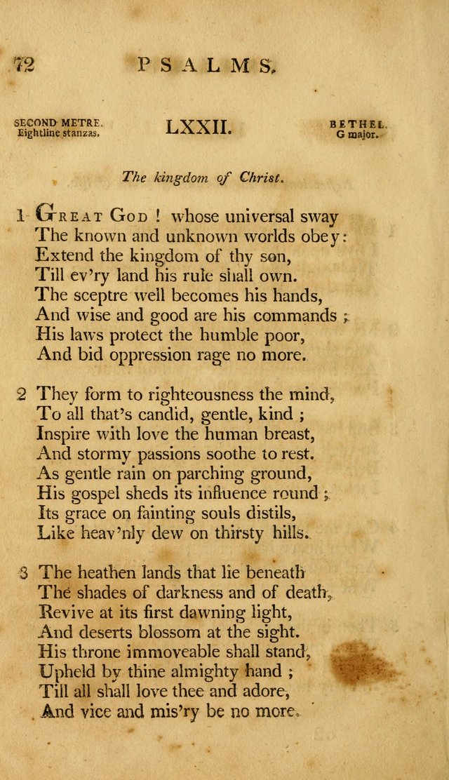 A Selection of Psalms and Hymns, Embracing all the Varieties of Subjects page 76