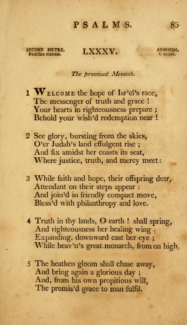 A Selection of Psalms and Hymns, Embracing all the Varieties of Subjects page 87