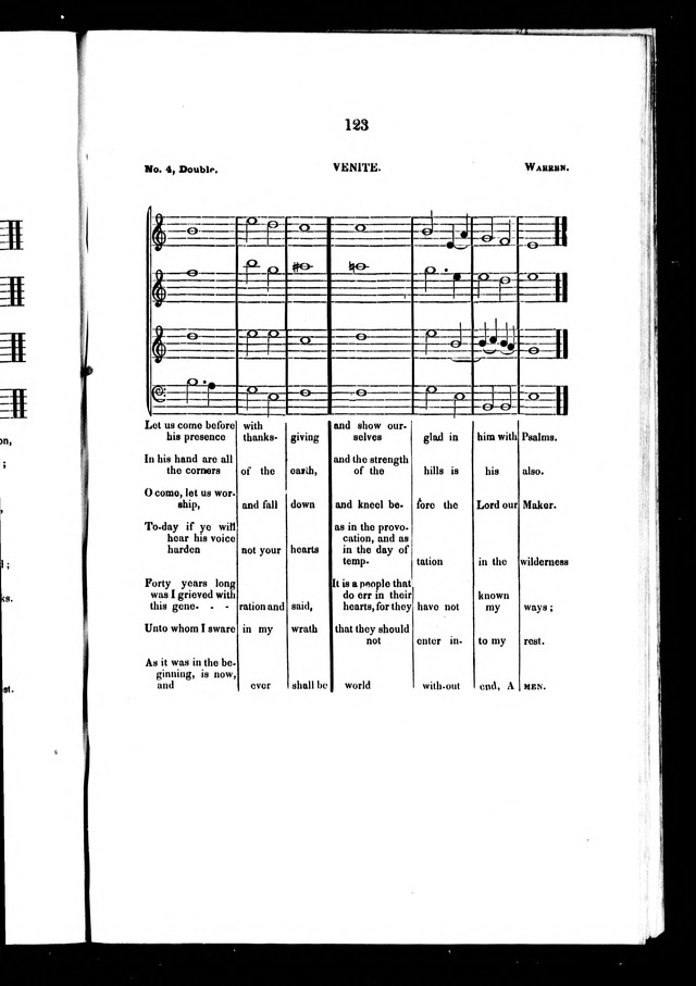 A Selection of Psalms and Hymns: for every Sunday and principle festival throughout the year for the use of congregations in the Diocess of Quebec page 122