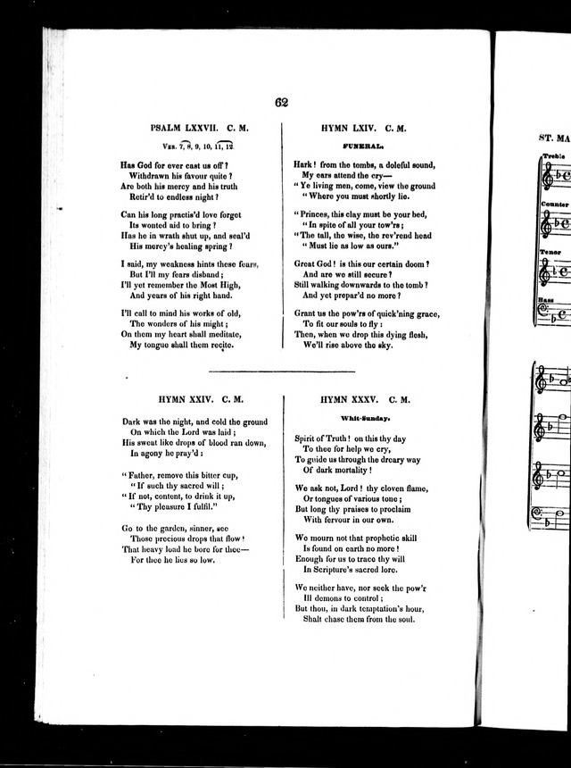 A Selection of Psalms and Hymns: for every Sunday and principle festival throughout the year for the use of congregations in the Diocess of Quebec page 58