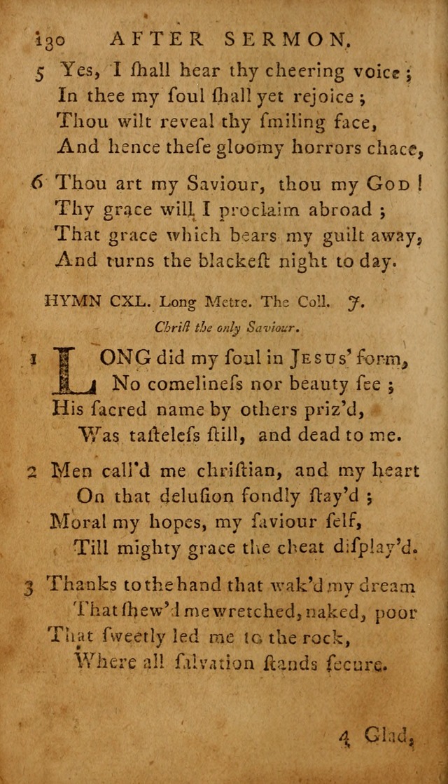 A Selection of Psalms and Hymns: done under the appointment of  the Philadelphian Association page 130