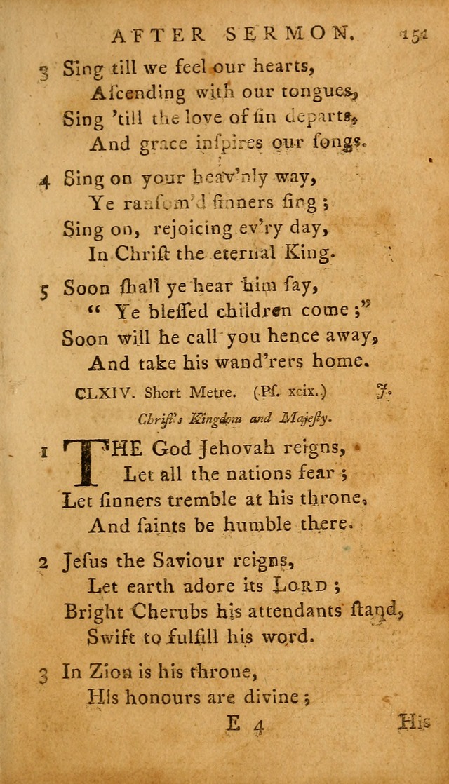 A Selection of Psalms and Hymns: done under the appointment of  the Philadelphian Association page 151