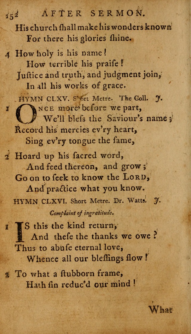 A Selection of Psalms and Hymns: done under the appointment of  the Philadelphian Association page 152