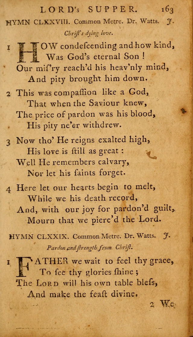 A Selection of Psalms and Hymns: done under the appointment of  the Philadelphian Association page 163