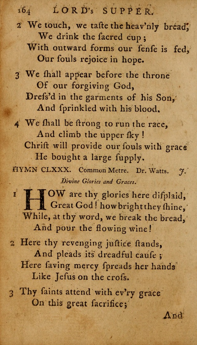 A Selection of Psalms and Hymns: done under the appointment of  the Philadelphian Association page 164