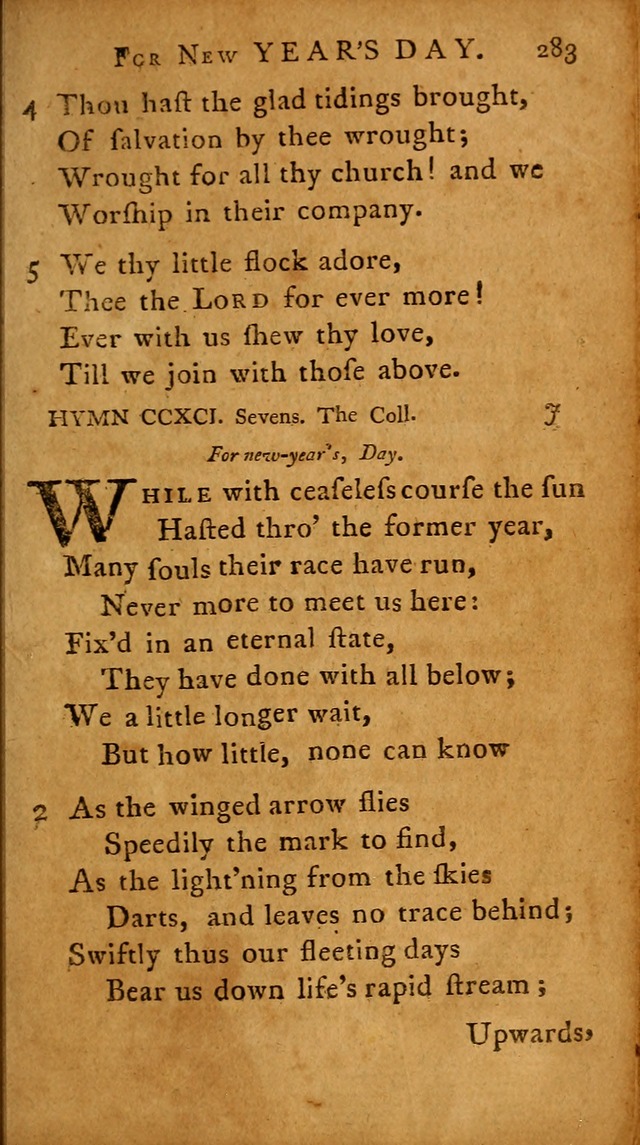 A Selection of Psalms and Hymns: done under the appointment of  the Philadelphian Association page 293