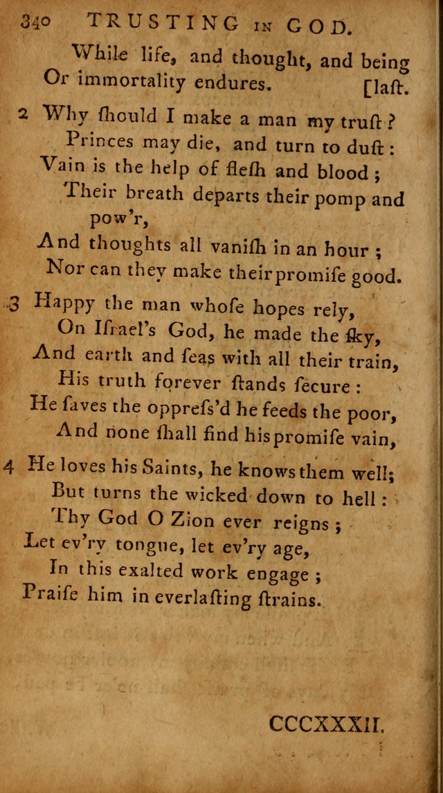 A Selection of Psalms and Hymns: done under the appointment of  the Philadelphian Association page 350