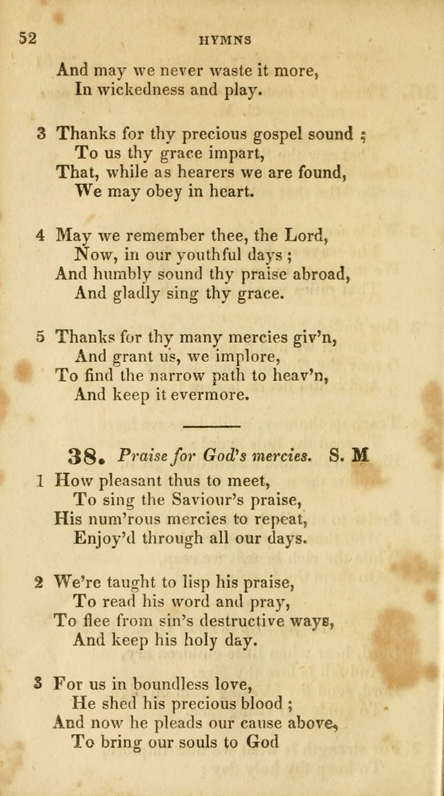 A Selection of Psalms and Hymns, for the use of Sunday Schools page 54