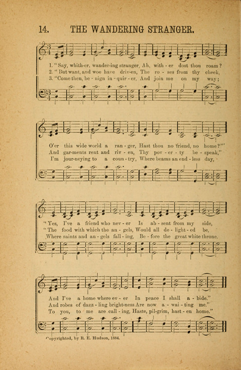 Songs of Peace, Love and Joy: for Sabbath Schools and Gospel Meetings page 14