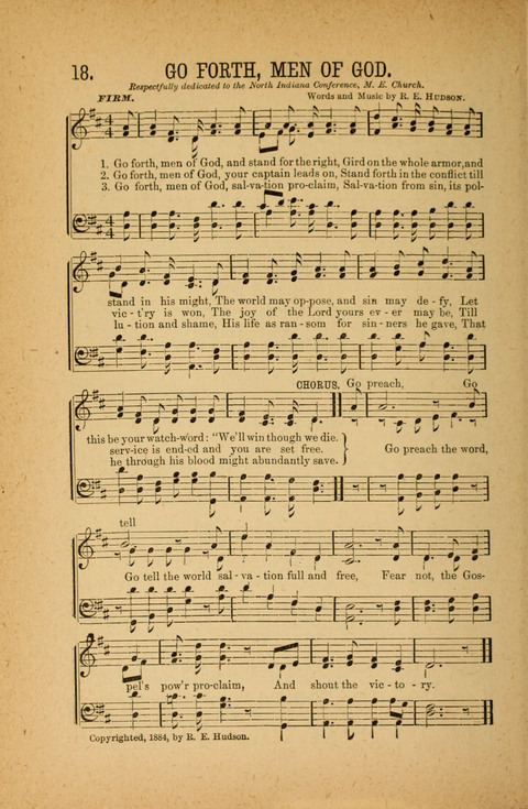 Songs of Peace, Love and Joy: for Sabbath Schools and Gospel Meetings page 18