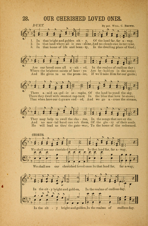 Songs of Peace, Love and Joy: for Sabbath Schools and Gospel Meetings page 28