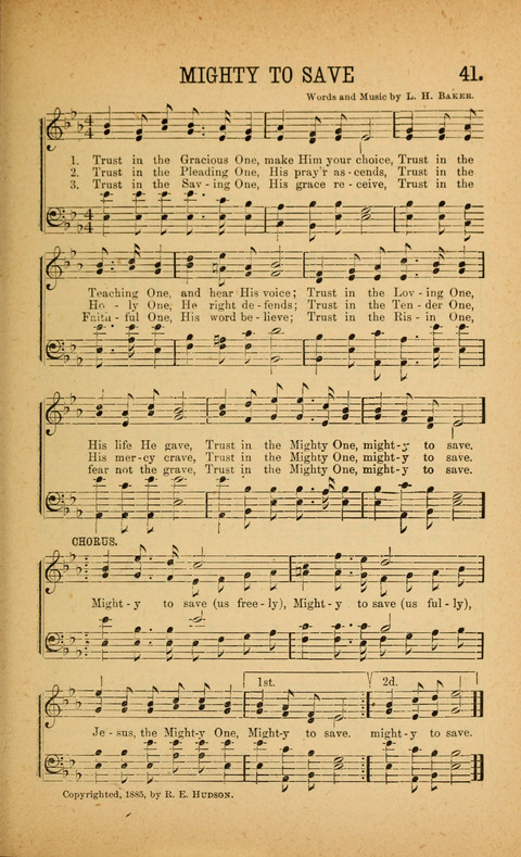 Songs of Peace, Love and Joy: for Sabbath Schools and Gospel Meetings page 41