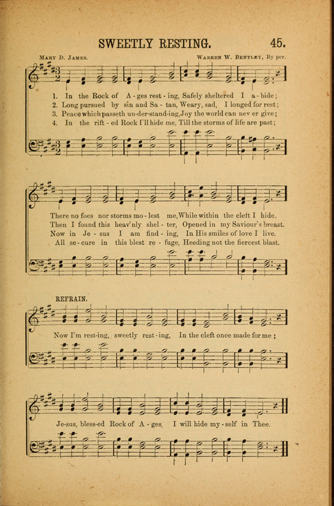 Songs of Peace, Love and Joy: for Sabbath Schools and Gospel Meetings page 45