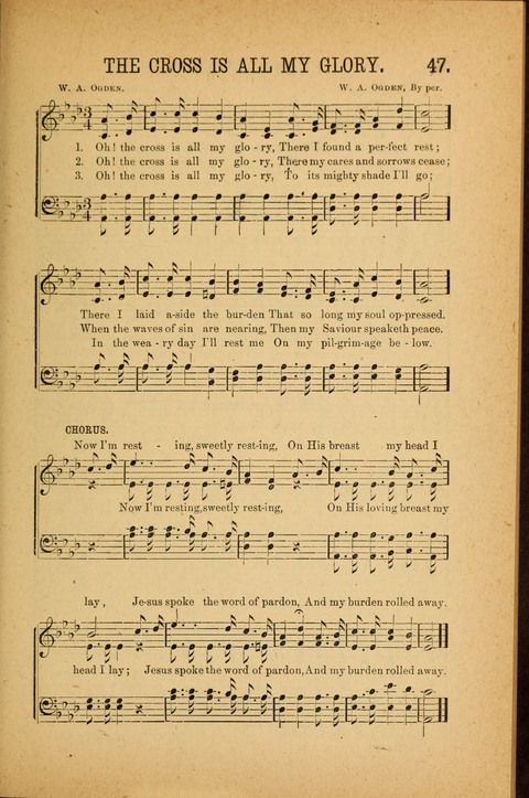 Songs of Peace, Love and Joy: for Sabbath Schools and Gospel Meetings page 47