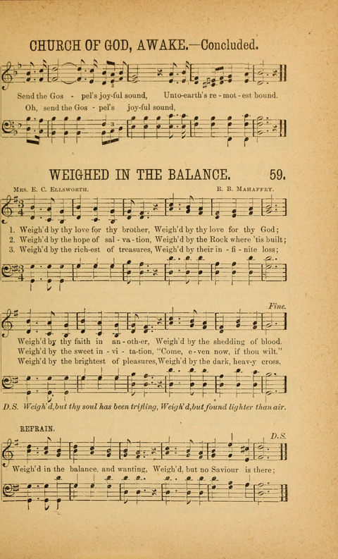 Songs of Peace, Love and Joy: for Sabbath Schools and Gospel Meetings page 59