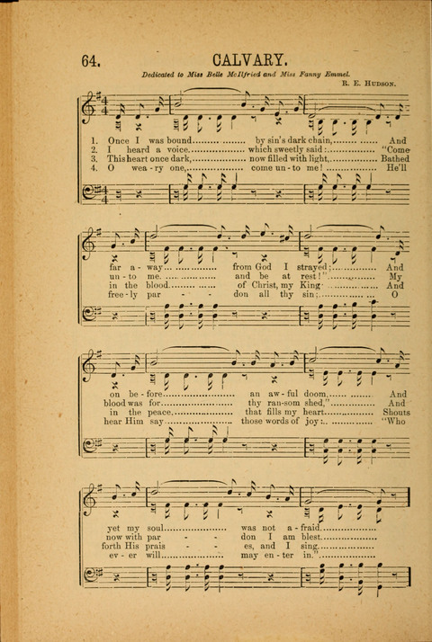 Songs of Peace, Love and Joy: for Sabbath Schools and Gospel Meetings page 64