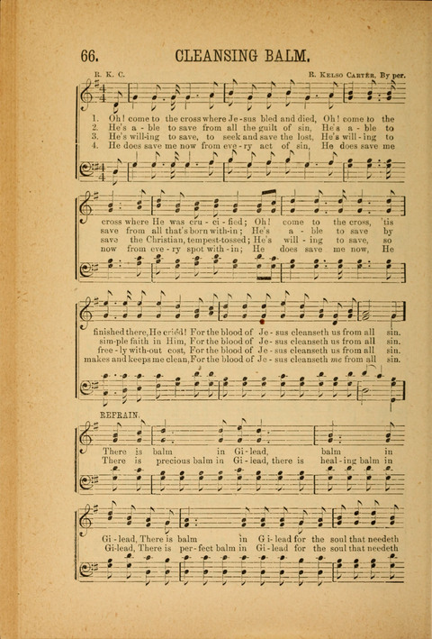 Songs of Peace, Love and Joy: for Sabbath Schools and Gospel Meetings page 66