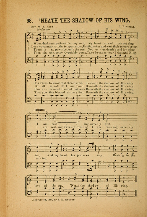 Songs of Peace, Love and Joy: for Sabbath Schools and Gospel Meetings page 68