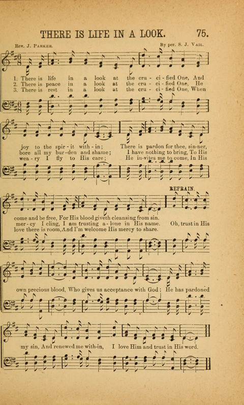 Songs of Peace, Love and Joy: for Sabbath Schools and Gospel Meetings page 75