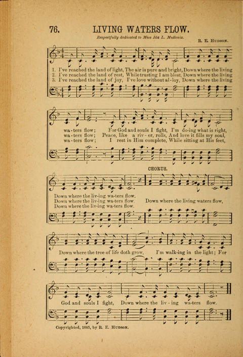 Songs of Peace, Love and Joy: for Sabbath Schools and Gospel Meetings page 76