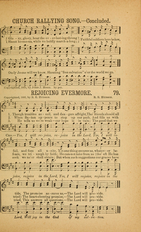 Songs of Peace, Love and Joy: for Sabbath Schools and Gospel Meetings page 79