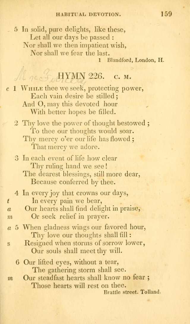 Sacred Poetry and Music Reconciled; or a Collection of Hymns, Original and Compiled page 164