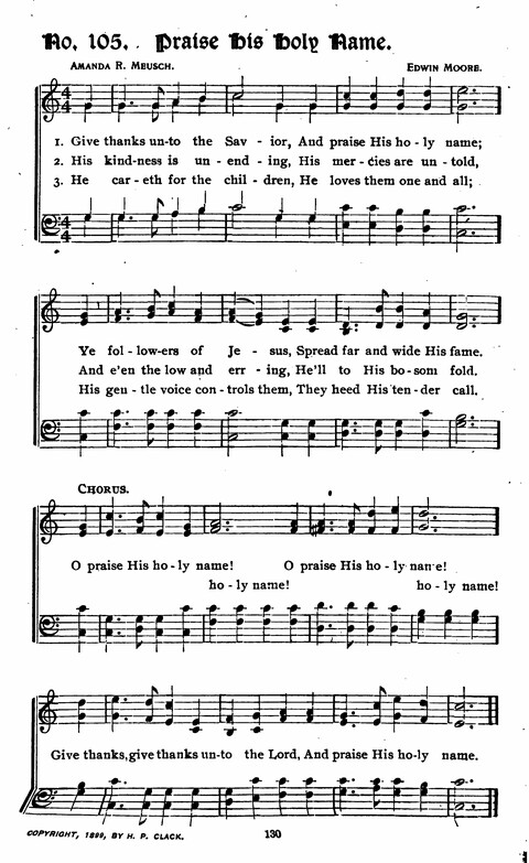 Songs and Praises: for Revivals, Sunday Schools, Singing Schools, and General Church Work page 114